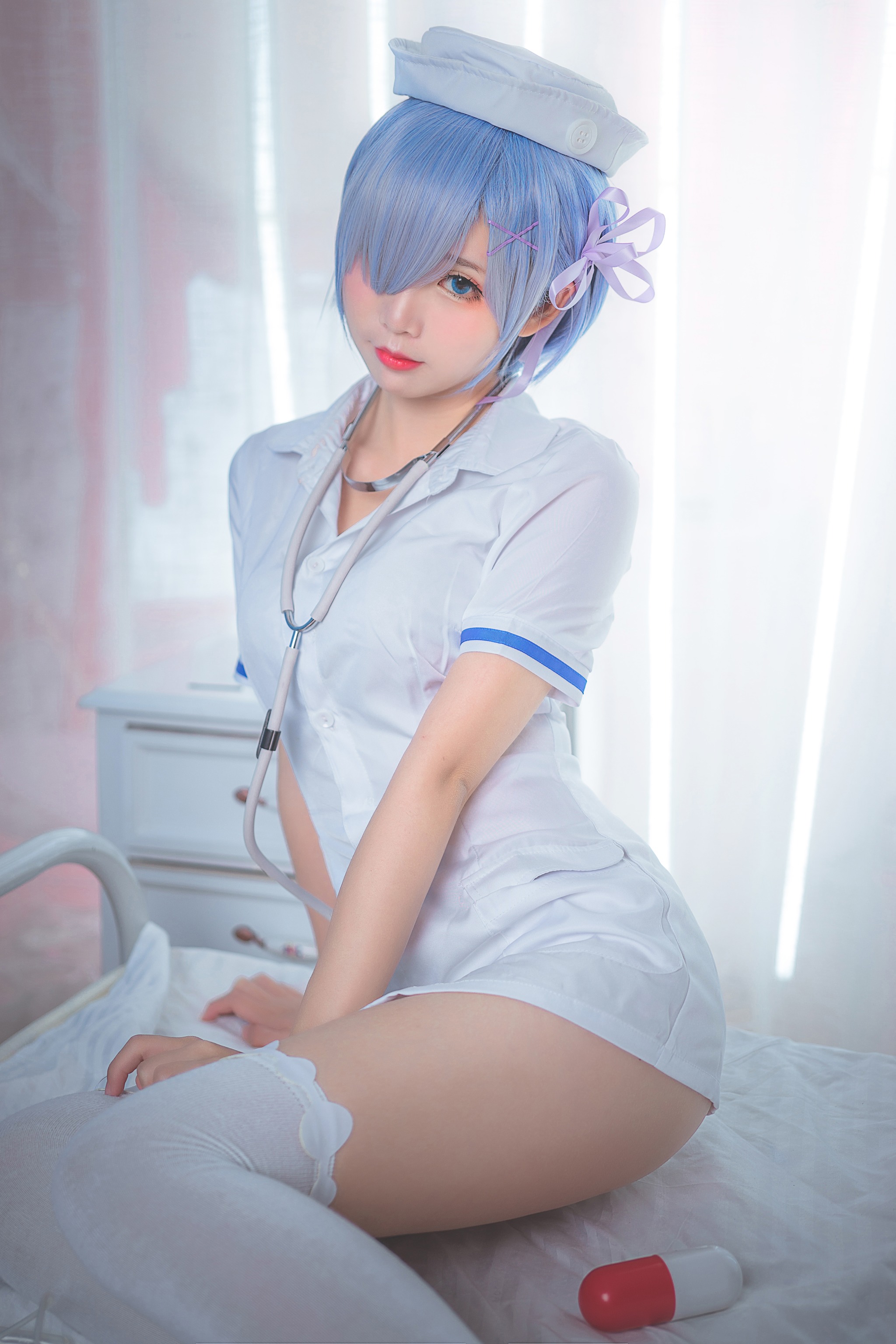 图片[1]-面饼仙儿 – NO.019 Coser面饼仙儿 蕾姆 [18P]-XikXak
